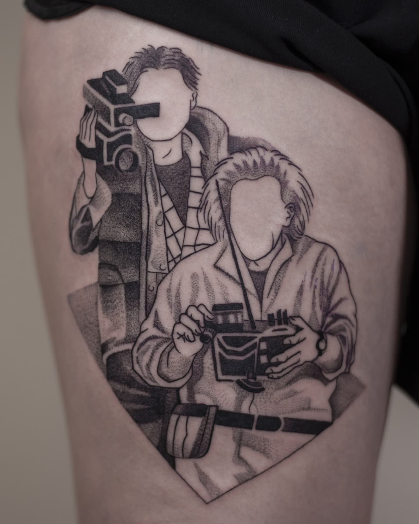 Back to the Future w tatuazu