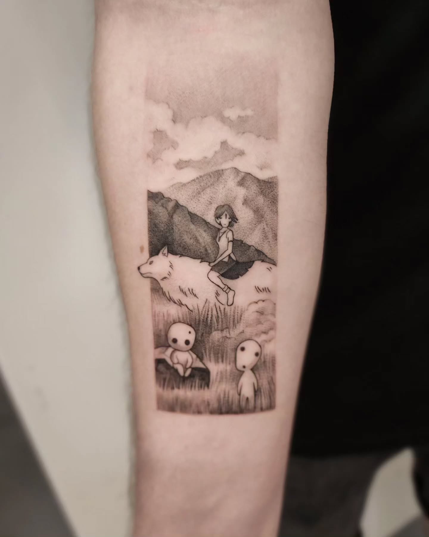 Tatuaż Księżniczki Mononoke - Slide 4