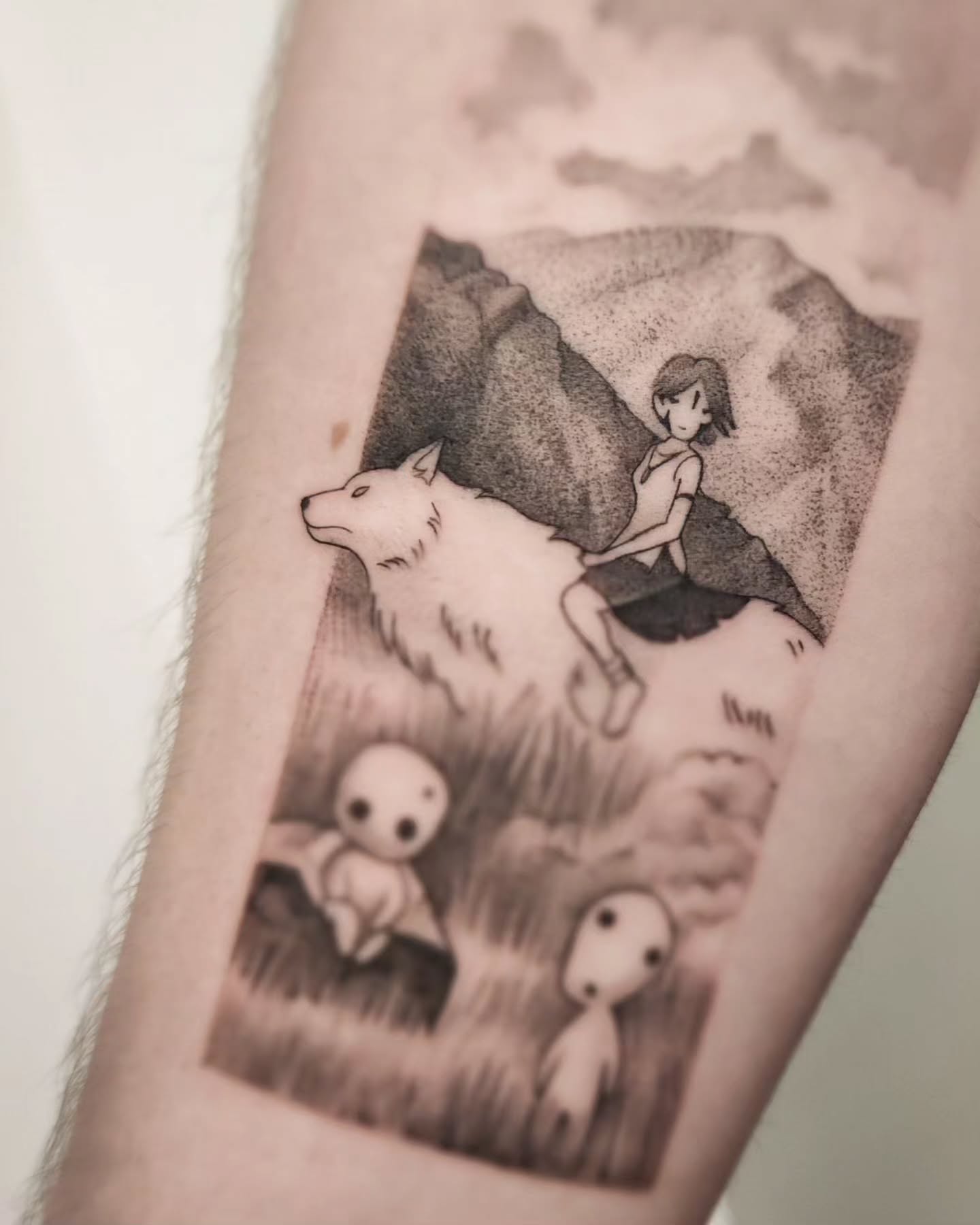 Tatuaż Księżniczki Mononoke - Slide 3