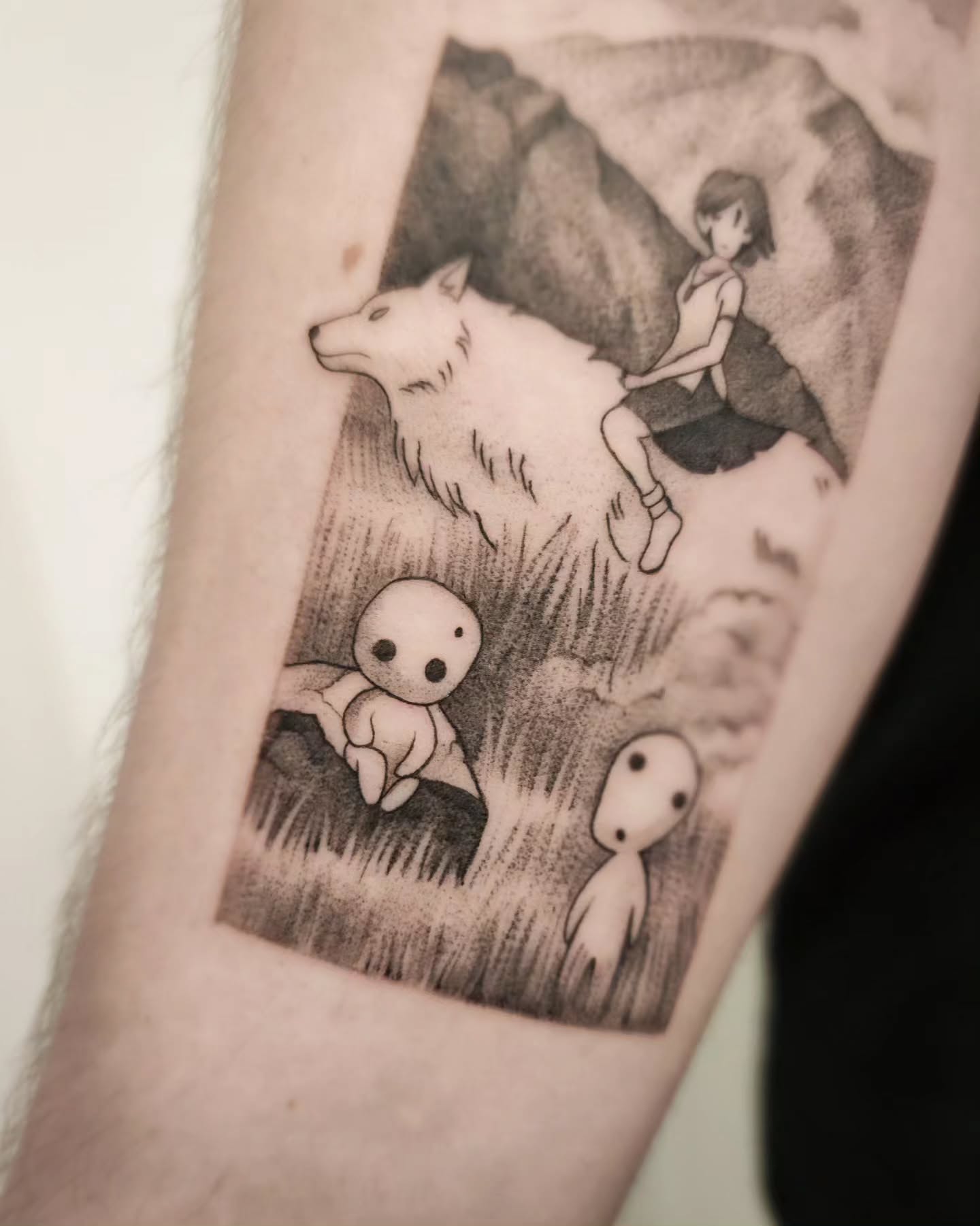 Tatuaż Księżniczki Mononoke - Slide 2