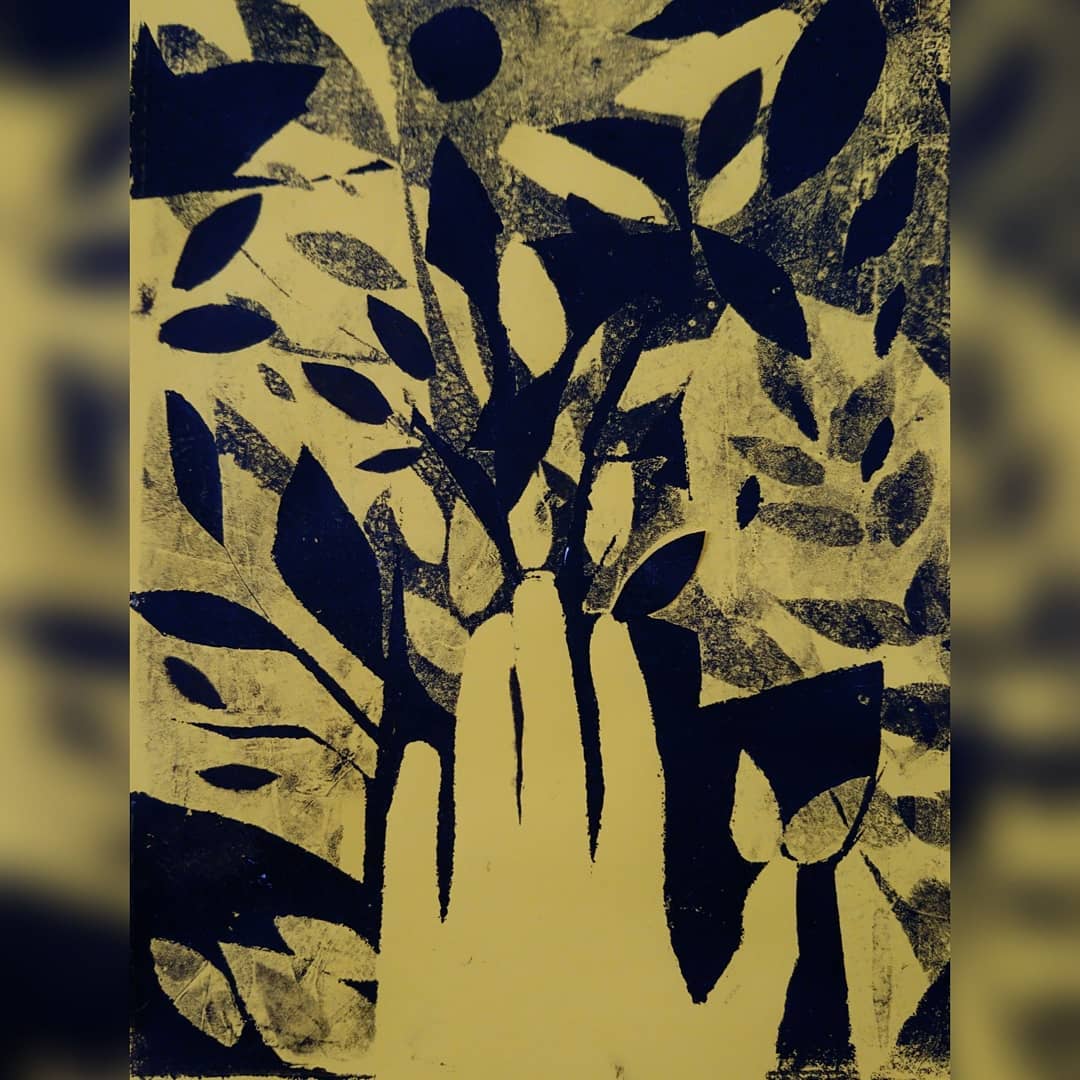 Planta Sapiens - linoryt