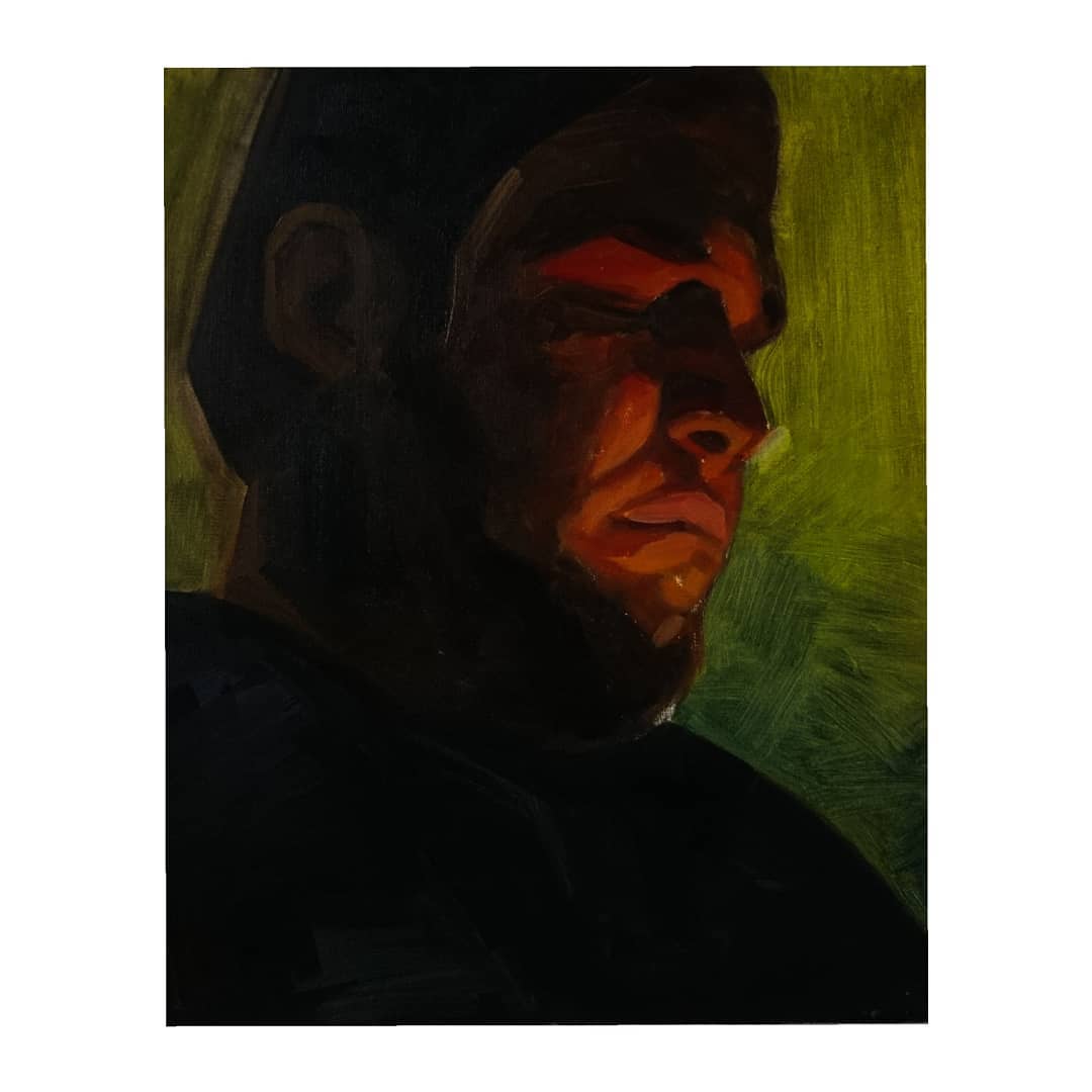 Portret Sebastiana w świecznym świetle