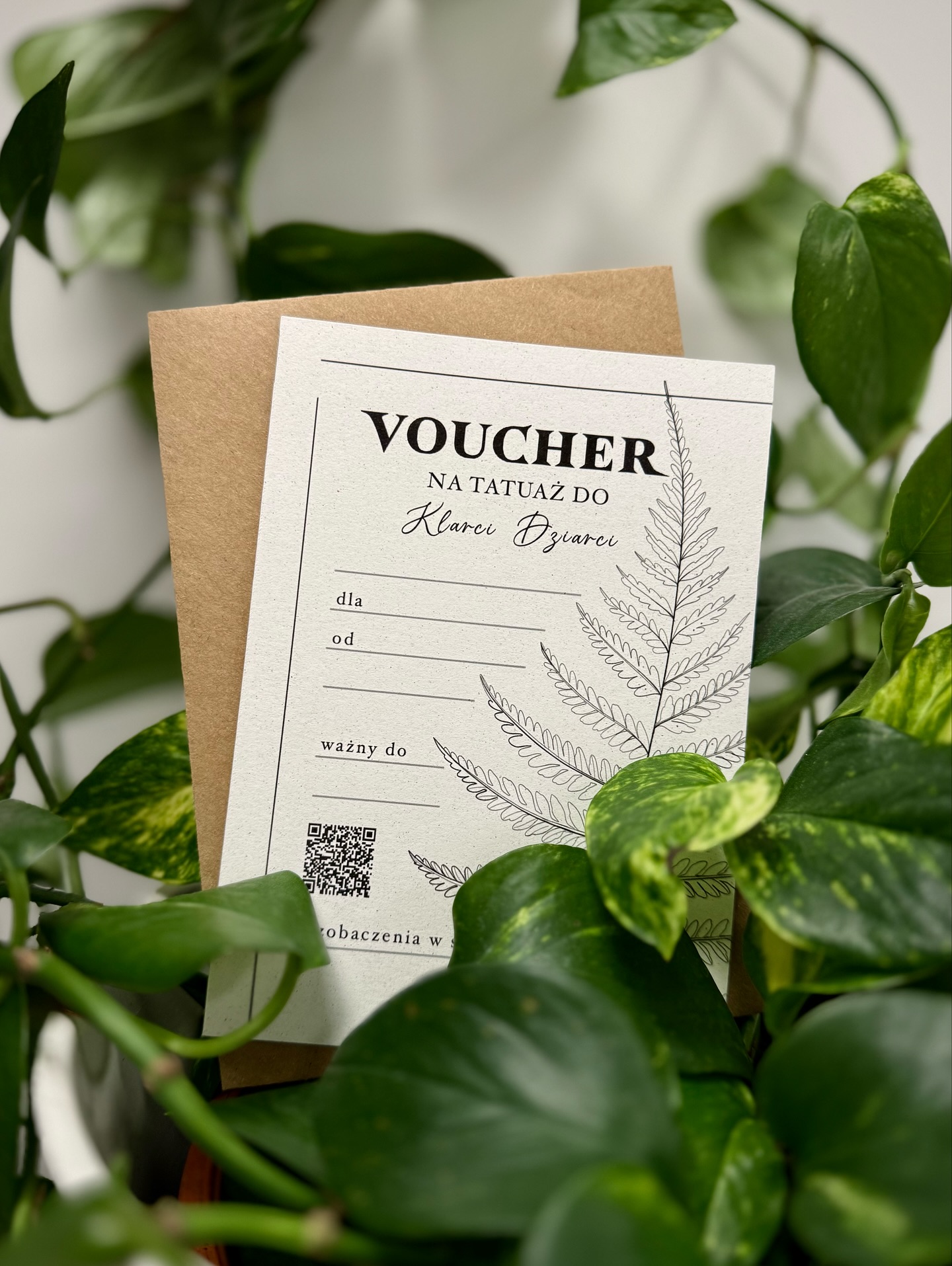 Voucher na tatuaż z portretem psów